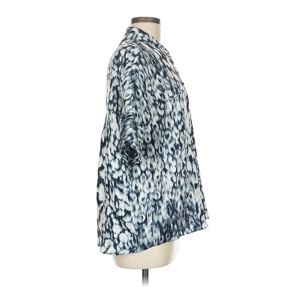 Elie Tahari 2-Piece Set – Silk Top (M) & Pleated Midi Skirt (10 Medium) Coord - Picture 4 of 11